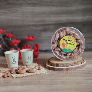 250g Premium Vietnam Unshelled Roasted <b>Cashew</b> Kernels W240 in Round Box - Dong Phu Brand <b>Cashew</b> <b>Nuts</b> Export from Vietnam - Product Image 2