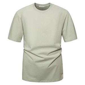 T-shirts pour hommes en coton et polyester, coupe classique, séchage rapide, couleur personnalisable, best-seller, style décontracté estival, avec bordure contrastante - Product Image 2