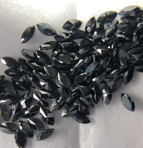 Diamante de Moissanita Negro con Corte Marquesa, Piedra Suelta de Forma Elegante - Product Image 4