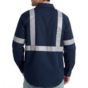 Camiseta de Trabajo de Alta Visibilidad para Hombre, Nueva Llegada, Logotipo Personalizado, Reflectante, Manga Larga, Transpirable, de Secado Rápido, con Bolsillos Delanteros - Product Image 2