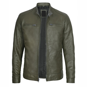 Veste en cuir sur mesure de nouvelle conception, veste en cuir noir de haute qualité pour hommes, vêtements de créateur pour hommes, veste à prix bas - Product Image 5
