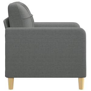 Fauteuil simple en mousse gris foncé avec structure en métal et textilène pour salon - Product Image 4