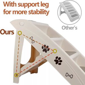 Rampe pliable pour chien Tan, escalier, marches, meubles et accessoires pour animaux de compagnie de qualité supérieure - Product Image 6