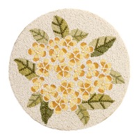 Set de table perlé à motif floral artisanal, centre de table décoratif haut de gamme pour la décoration moderne de la maison