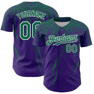 Maillot de baseball personnalisé sublimé, entièrement boutonné, 100 % coton biologique, antibactérien, col en V, manches courtes, séchage rapide, logo frontal - Product Image 1