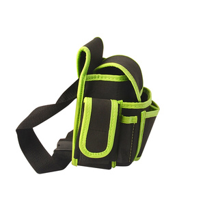 Leather <b>Tool</b> <b>Belt</b> Carpenter Electrician Construction Framer Pouch Bag - Product Image 6