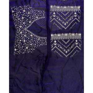 Designer Saree with Sequins and Zari Embroidery Work <b>Beautiful</b> Regional Clothing - Product Image 1