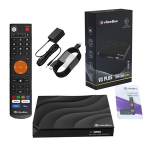 VseeBox V3 Plus, Android 11 Gratuito, Quad 8K UHD, 4GB RAM, 64GB Almacenamiento, Smart TV Box para EE. UU., Streaming de Alta Velocidad, Control Remoto BT, WiFi 2.4G/5GHz - Product Image 1
