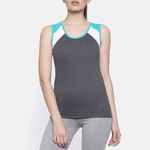 เสื้อกล้ามลำลองสำหรับผู้หญิงไซส์ใหญ่ ยี่ห้อ TAYUMA INDUSTRIE ผลิตจากโพลีเอสเตอร์/คอตตอน ระบายอากาศได้ดี เป็นมิตรต่อสิ่งแวดล้อม แห้งเร็ว เหมาะสำหรับฤดูร้อน - Product Image 1