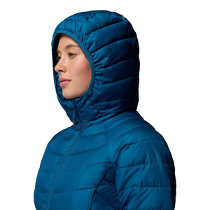Women Outdoor Puffer Jacket 355 GSM Polyester <b>Quilted</b> Winter Coat Thick Warm Wind Resistant Hiking Travel Streetwear OEM Private - Product Image 6