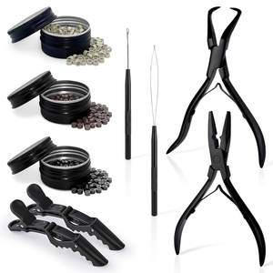 Kit d'outils pour extensions de cheveux à prix abordable avec maintien robuste, qualité professionnelle de salon, kit d'installation et de retrait d'extensions de cheveux durable - Product Image 2