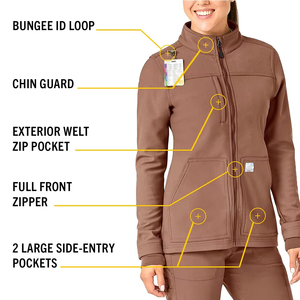 Blouses médicales anti-rides pour femmes, uniformes de travail pour chirurgiens, vétérinaires, dentistes, infirmières, veste de travail pour médecins - Product Image 2