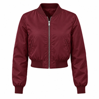 Blouson bomber d'hiver pour femme, grande taille, col montant, séchage rapide et respirant, fabrication pakistanaise, haute qualité, sur mesure