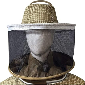Veste d'apiculture ventilée avec voile, combinaison de protection respirante en maille 3 couches, capuche anti-piqûres, équipement d'apiculture, coutures soudées - Product Image 6