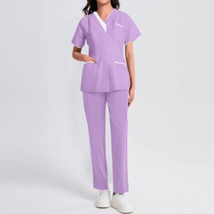 Uniforme Quirúrgico Transpirable para Personal de Enfermería, Uniforme de Trabajo para Enfermeras, Uniformes Bonitos para Hospital - Product Image 2