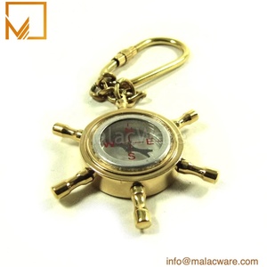 พวงกุญแจโลหะสีทองดีไซน์หลากหลายพร้อมสลักโลโก้ของขวัญส่งเสริมการขายสำหรับนักเรียน - Product Image 3