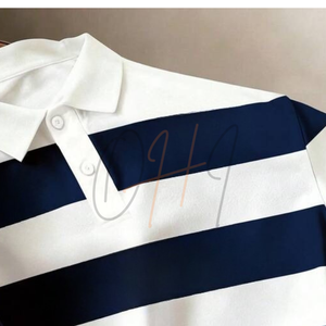 Camiseta Casual de Manga Corta para Hombre, 100% Algodón, Tejido de Felpa, Transpirable, Diseño Personalizado para Golf, Moda de Verano - Product Image 5