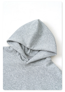 Sweat à capuche unisexe en molleton 100% coton, couleur unie personnalisable, 210 g/m², coupe oversize, style streetwear, écologique, respirant, sans cordon de serrage, pour la gym - Product Image 2