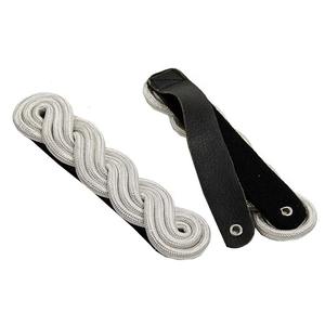 Épaulettes de haute qualité pour uniformes formels avec cordon décoratif et options de garniture en tissu élégant – Ensemble de grades pour homme - Product Image 2