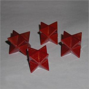 Venta al por Mayor de Estrellas Merkaba Jesper de Alta Calidad, Cristal Rojo Ágata Semipreciosa, Hechas a Mano, Ecológicas, Decoración para el Hogar - Product Image 2