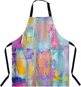 Tablier à bretelles noir et gris avec tour de cou réglable pour hommes et femmes, idéal pour la cuisine, la cuisson, le grillades - Product Image 2