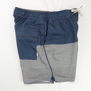 Shorts de Playa para Hombre, de Secado Rápido, con Bloques de Color, Cordón Ajustable, Franja Lateral Tejida, Spandex, Poliéster, Cintura Media, Corte Corto - Product Image 4