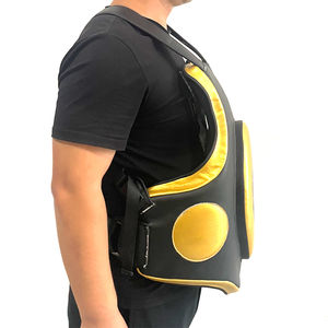 อุปกรณ์ป้องกันตัวสำหรับฝึกซ้อมมวยไทย ทำจากหนัง PU สำหรับผู้ฝึกสอน – แผ่นป้องกันตัวสำหรับฝึกซ้อมมวยและคิกบ็อกซิ่ง – รับทำโลโก้ OEM - Product Image 3