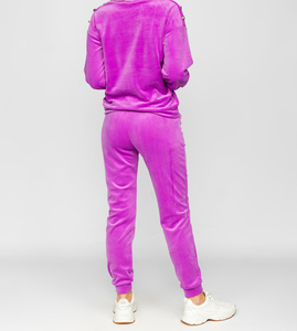 Ensemble de survêtement pour femme avec logo personnalisé, pantalon de jogging long, sweat à capuche, ensemble 2 pièces - Product Image 5