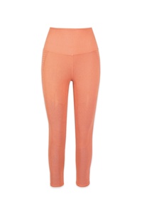 Seamless High Waist Yoga <b>Leggings</b> <b>Women</b> Solid Color Ribbed Breathable Full Length Spandex/Polyester Elastic Waist Sport Pants - Product Image 5