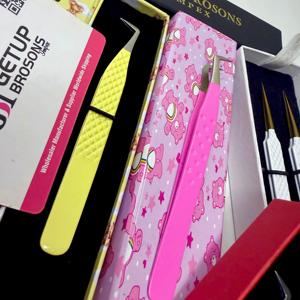 แหนบตัดขนตา GETUP BROSONS IMPEX แบบปลายเรียบ สแตนเลสสตีลเคลือบผง 90 องศา รุ่น Butterfly Cutout สีเงิน - Product Image 5