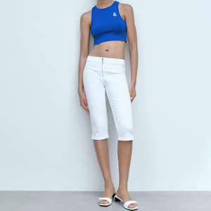 Camisetas sin mangas casuales para mujer, de algodón y spandex, de secado rápido, transpirables, ecológicas, con cuello redondo - Product Image 6