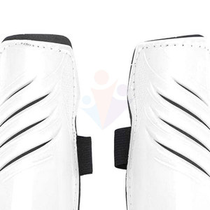 Protège-tibias en PU de haute qualité (protections de jambes) pour la protection des genoux, ajustables, respirants, étiquette personnalisée, prix de gros, services OEM - Product Image 5