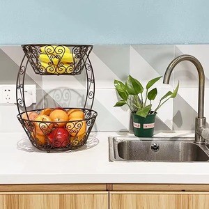 Latest Design Iron Metal <b>Storage</b> <b>Basket</b> Indian Handcrafted Multifunctional <b>Storage</b> <b>Baskets</b> for Home Decorative - Product Image 5