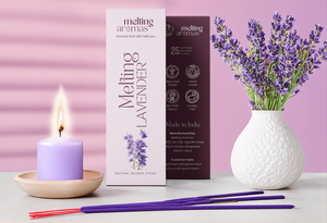 Melting Lavender <b>Scented</b> Wood <b>Stick</b> Incense - Product Image 2