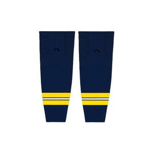Chaussettes de hockey sur glace personnalisées en gros avec logo, chevilles côtelées élastiques, impression par sublimation, ajustement ergonomique, équipement d'entraînement pour équipes - Product Image 2