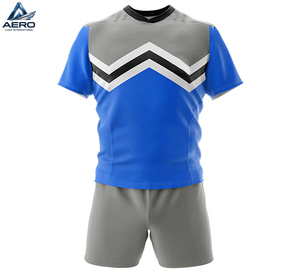 Uniforme de Rugby de Verano de Manga Corta, Nuevo Estilo, Alta Calidad, Duradero, Unisex, Personalizado con Sublimación, Transpirable y de Secado Rápido - Product Image 5