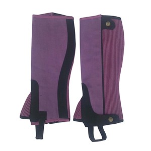 Women's Equestrian Horse <b>Riding</b> Synthetic Leather Half <b>Chaps</b> Horse <b>Riding</b> Equestrian Leg Protection Durable Comfortable Fit - Product Image 1
