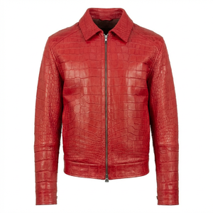 Chaquetas de Motocicleta de Cuero para Hombre de Alta Calidad al por Mayor a Precio Económico, Chaqueta de Cuero de Moda para Hombre, Protección Contra el Viento - Product Image 3