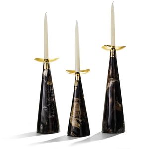 Handcrafted Natural Horn <b>Candle</b> <b>Holder</b> For Luxury Home Decor Dining Table Centerpiece And Modern Interior Styling - Product Image 5