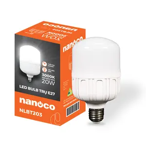 Nanoco LED Bulb Type T E27 - IP 20 - Lighting and circuitry design - Export From Vietnam hot sale