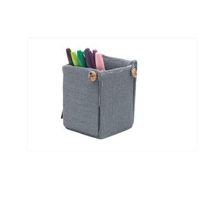 Foldable Fabric Desk Organizer Pen Holder <b>Basket</b> for Office Home Storage - Product Image 1