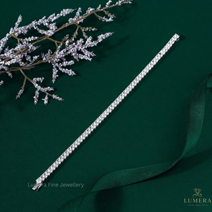 Pulsera de Moissanita de Corte Ovalado con Certificación IGI de Lujo para Mujer, Disponible en Oro de 9K, 10K, 14K y 18K - Product Image 3