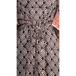 ชุดนอนผ้าฝ้าย 100% สำหรับผู้หญิง ดีไซน์ทันสมัย ลายสีสันสดใส ชุดคลุมอาบน้ำแบบยาวสำหรับฤดูร้อน - Product Image 5