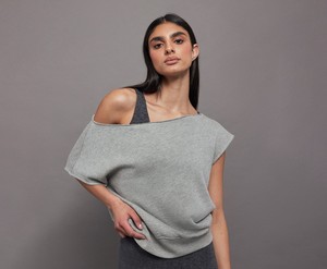Women Loose <b>Off</b> <b>Shoulder</b> Sweat Shirt Long Sleeve Soft Fabric Casual Fashion Pullover Comfortable Warm Winter Clothing Custom - Product Image 2