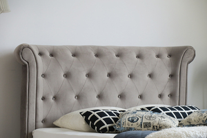 Cadre de lit de rangement relevable à vérins à gaz Wilson au design moderne, mobilier de maison en tissu, vente en gros, provenance Malaisie - Product Image 2