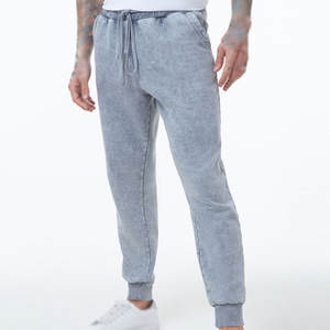 New Best Design <b>Men</b> Acid Wash Sweatpants Heavyweight Cotton Joggers Vintage Style Streetwear Wholesale Acid Wash <b>Trousers</b> - Product Image 2