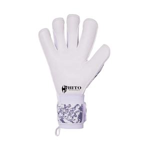 <b>Goalkeeper</b> <b>Gloves</b> Front Palm Giga Latex Backhand Embossing And Silicon Print Thumb Wrap Hybrid Cut Customized Design - Product Image 3