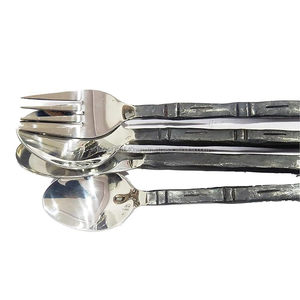 Best Quality Hand Forged Stainless Steel Rustic Knife Fork <b>Spoon</b> Cutlery Set - Product Image 3