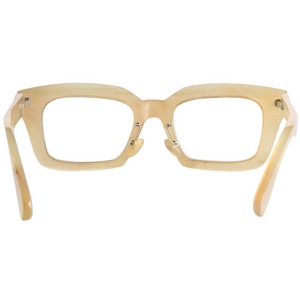 Gafas de cuerno de búfalo natural, montura óptica de lujo hecha a mano, gafas retro vintage de moda para hombres y mujeres - Product Image 5