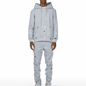 Survêtement de sport confortable personnalisé 2025, style tendance, 100% coton respirant, imprimé, pour hommes, jogging et entraînement - Product Image 1